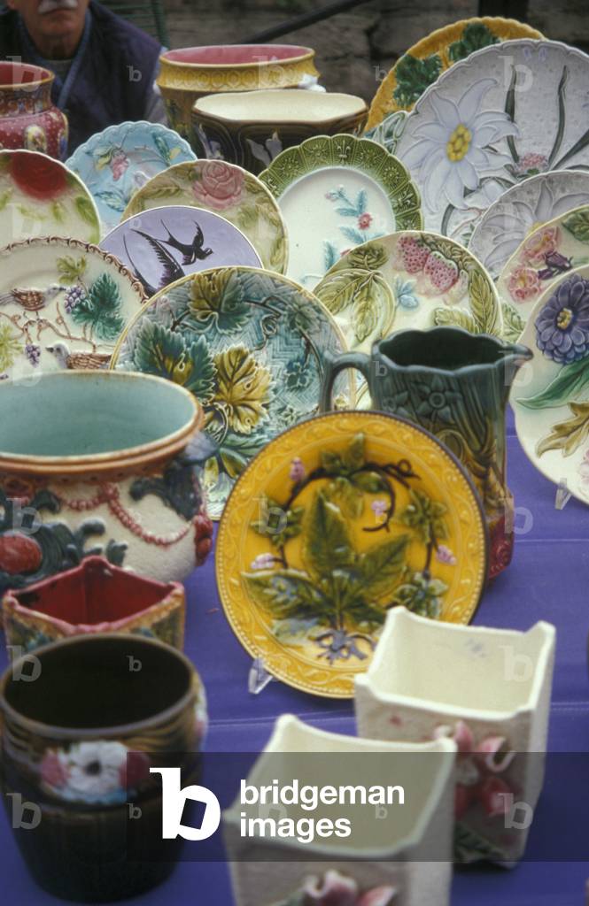 Antique trade market, Naviglio Grande, Milan, Lombardy, Italy
