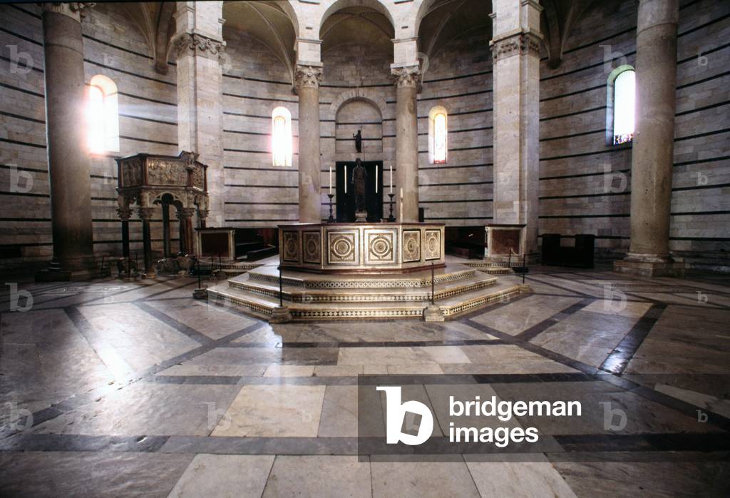 Baptistery, Piazza dei Miracoli, Pisa, Tuscany, Italy