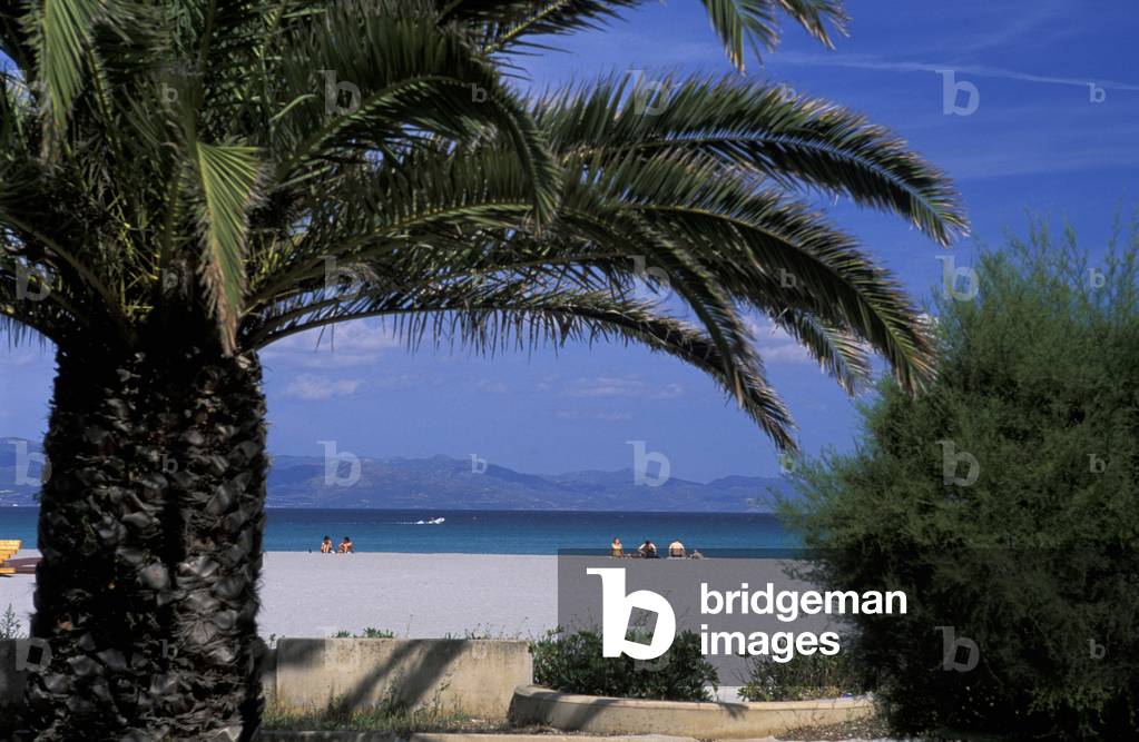 Poetto beach, Cagliari, Sardinia, Italy