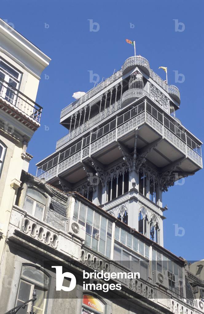 Elevador de Santa Justa, Lisbona, Portugal, Europe