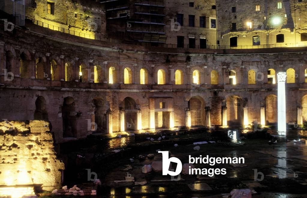 Foro Traiano (Marche de Trajan), Rome, Lazio, Italy