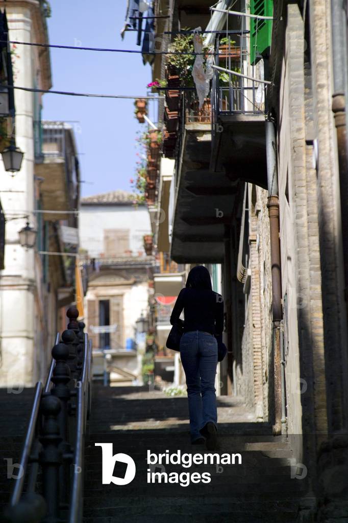 Gradoni slope, Lanciano, Abruzzo, Italy