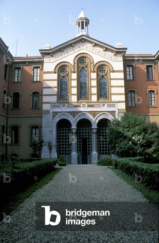 The crypt, Giuseppe Verdi (1813-1901) rest home, Milan, Lombardy, Italy