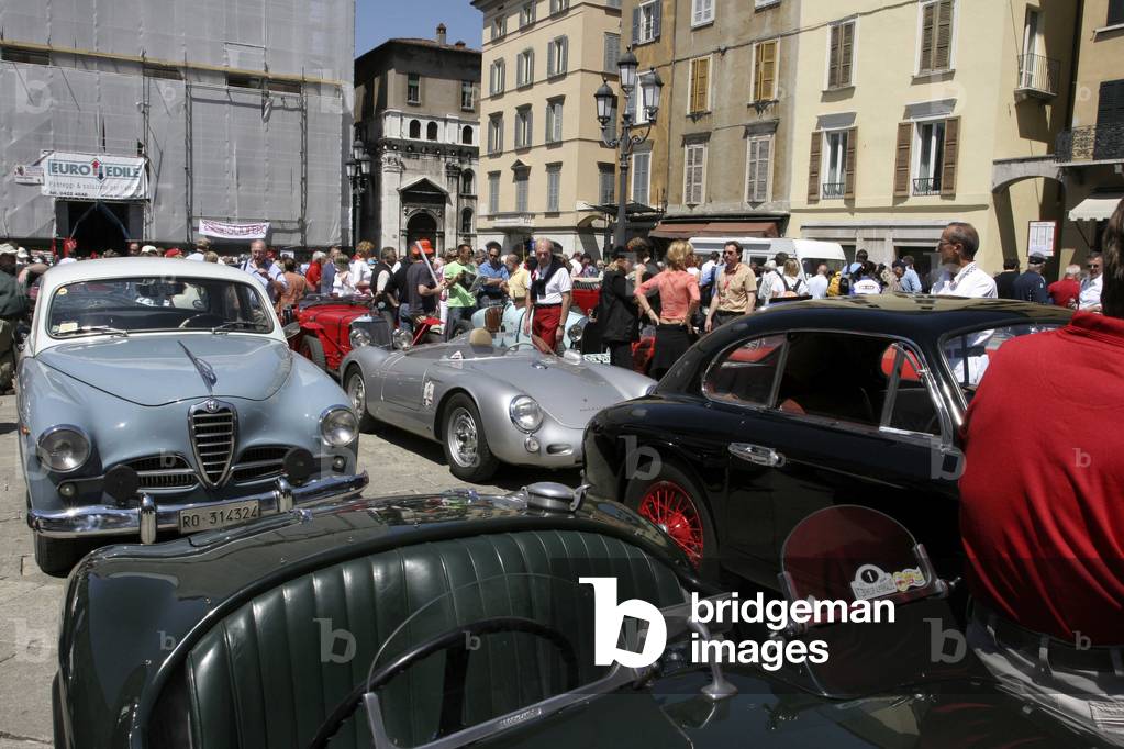 Mille Miglia historical race, Brescia, Lombardy, Italy