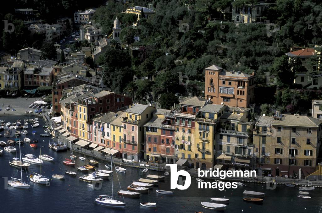 Cityview of Portofino, Liguria, Italy