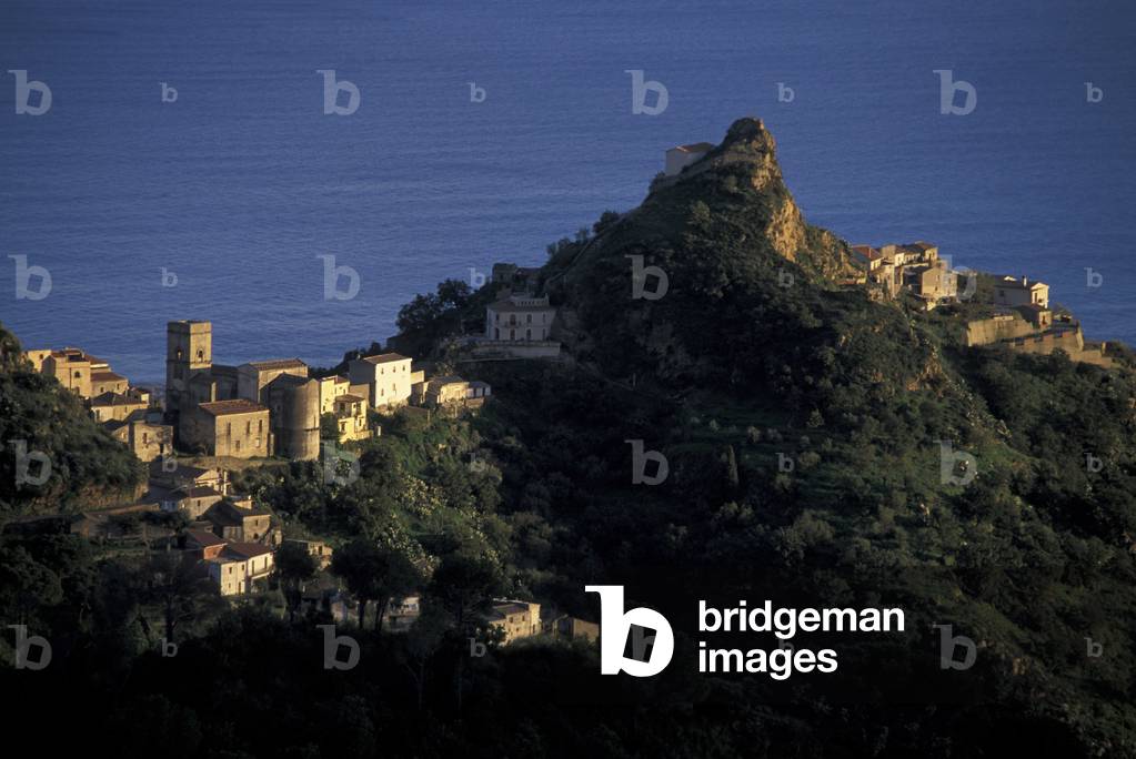 Cityscape, Savoca, Sicily, Italy