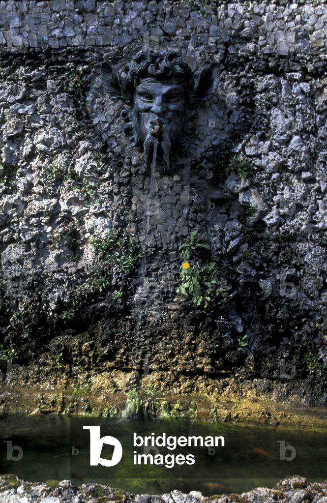 Villa Grabau garden, San Pancrazio, Lucca, Tuscany, Italy.