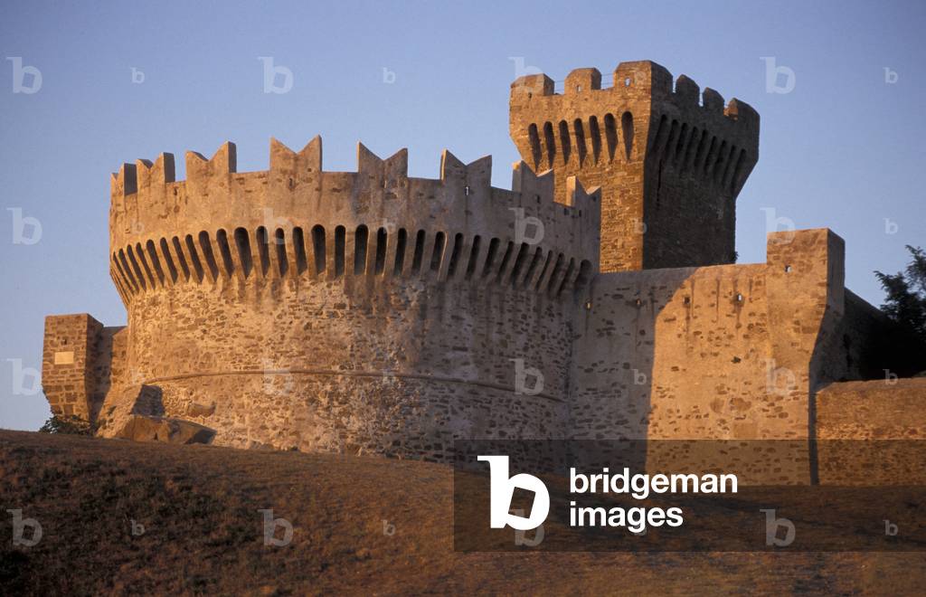 Castle, Populonia, Tuscany, Italy