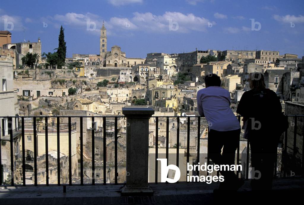 Mater Domini church view from Vittorio Veneto square, Matera, Basilicata, Italy