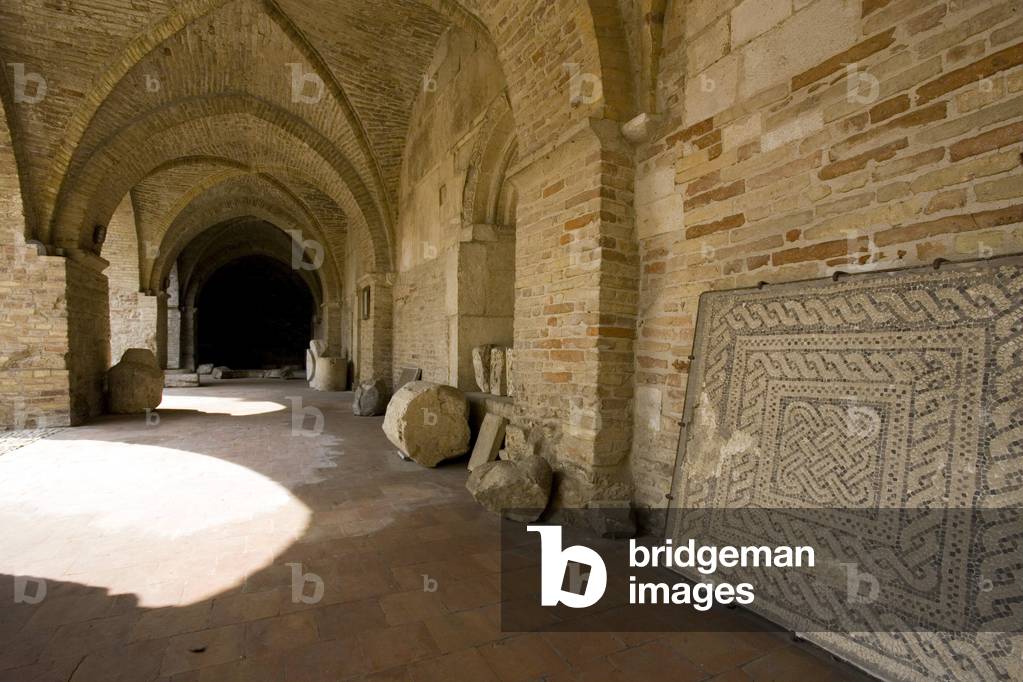 Capitular cloister near the Cathedral, Atri, Abruzzo, Italy