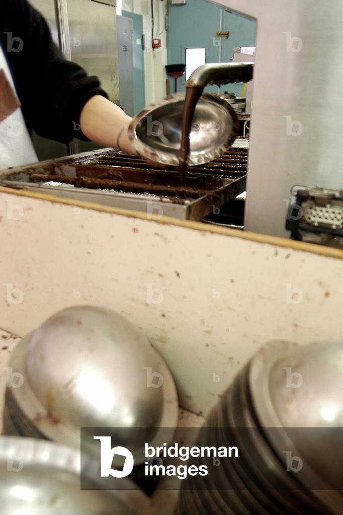Easter egg, Spes factory, Turin, Piedmont, Italy