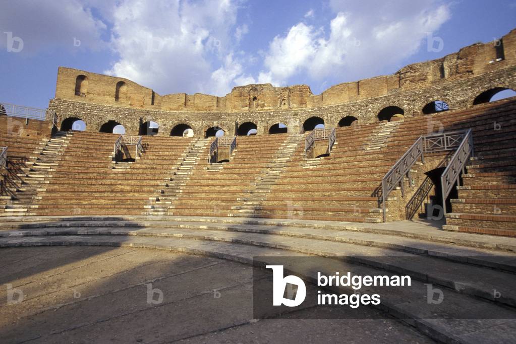 Roman theatre, Benevento, Campania, Italy