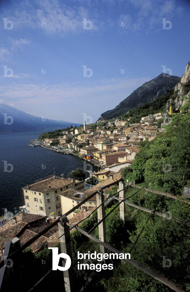 Cityscape, Gargnano, Lombardy, Italy.