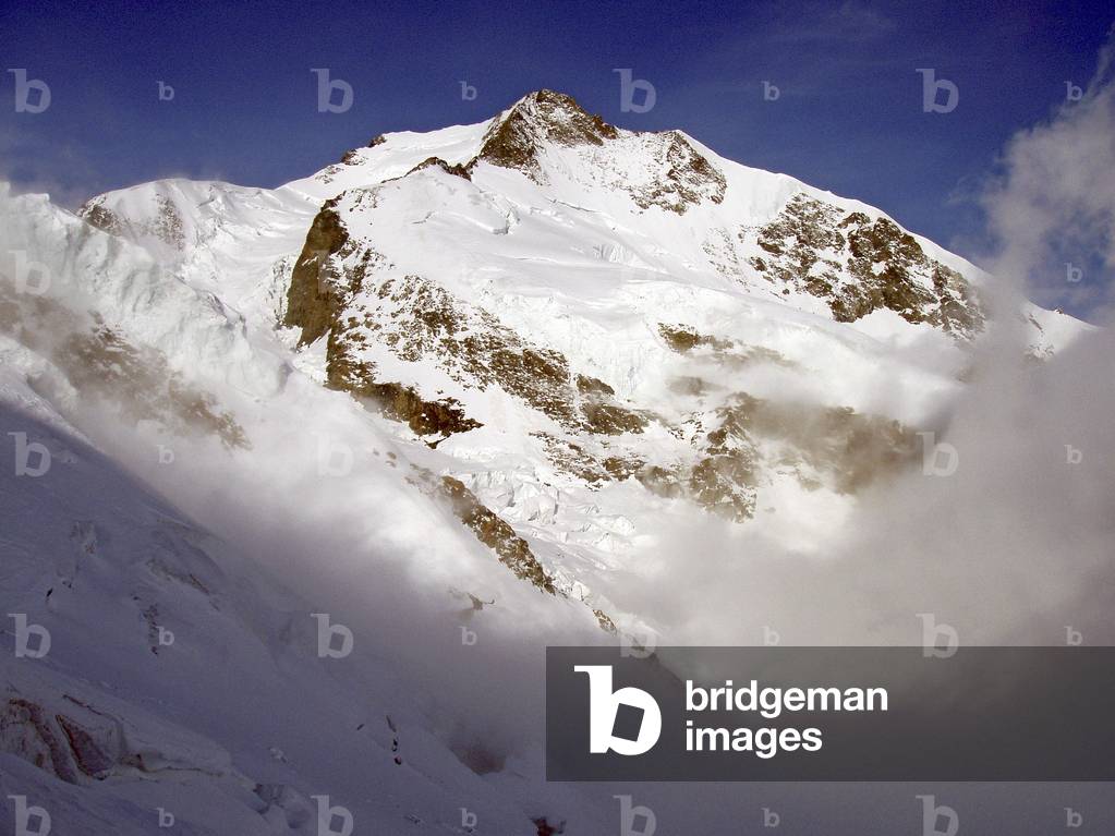 Landscape, Piz Bernina, Bernina group, Lombardy, Italy