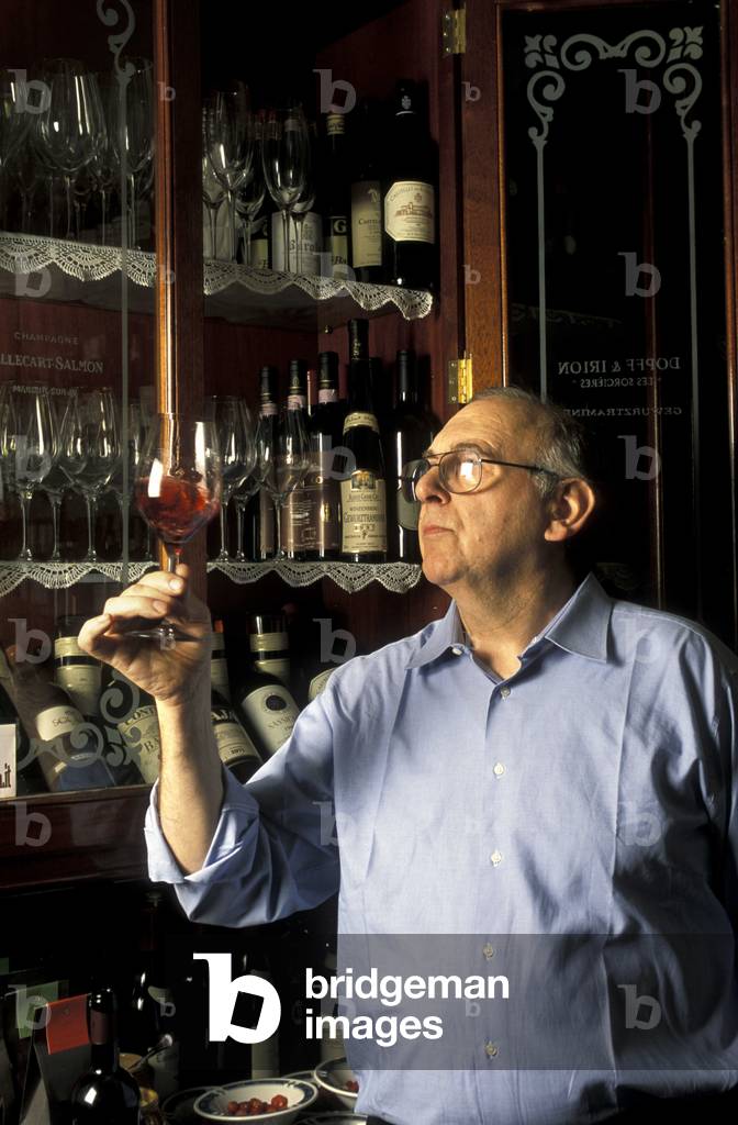 Giuseppe Sala owner, Sala wine shop, Genoa, Ligury, Italy
