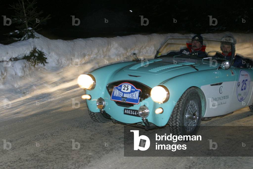 Austin Healey 100 M, Winter Marathon 2004, Madonna di Campiglio, Trentino, Italy