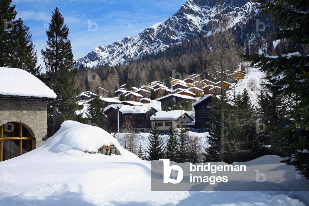 Scorciatoia, La Fouly village, Pays du Saint Bernard, Svizzera, Europa