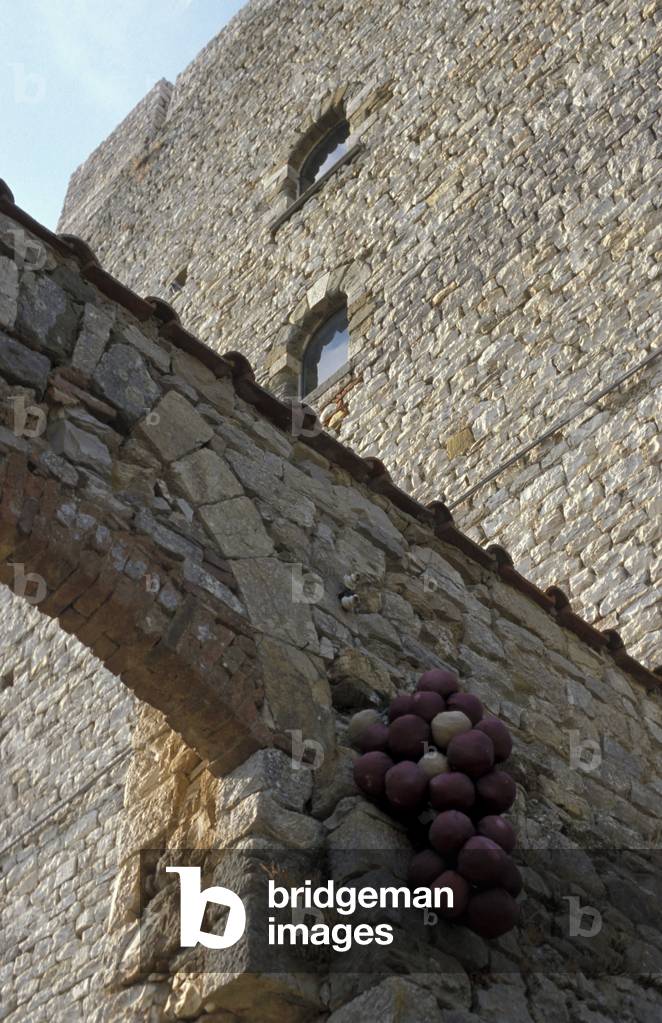 A little Siennese suburb, Vertine, Tuscany, Italy.