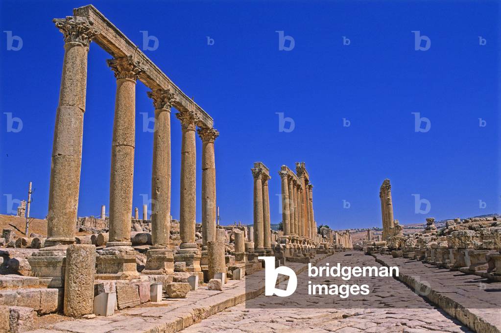 Roman ruin, Jerash, Jordan, Middle East
