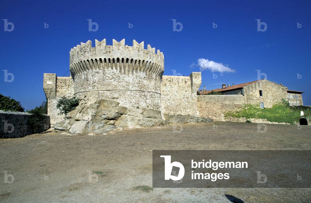 The castle, Populonia, Tuscany, Italy