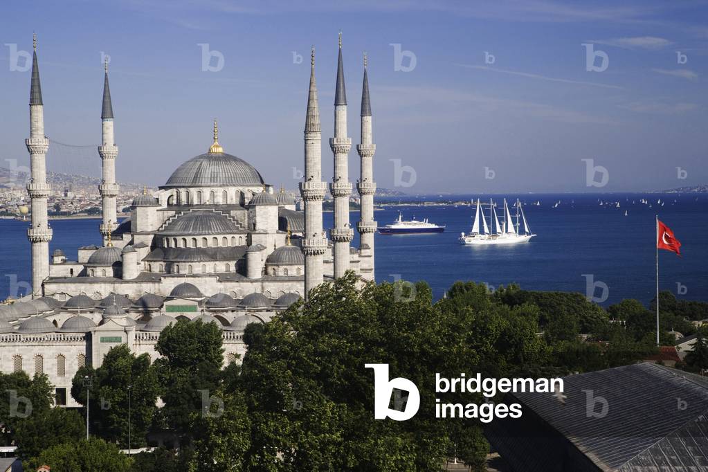 The Blue Mosque, Istanbul, Turkey, Europe