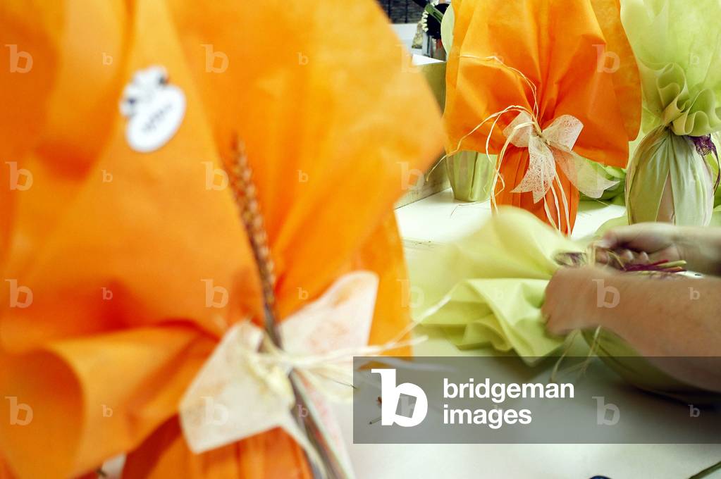 Easter egg, Spes factory, Turin, Piedmont, Italy
