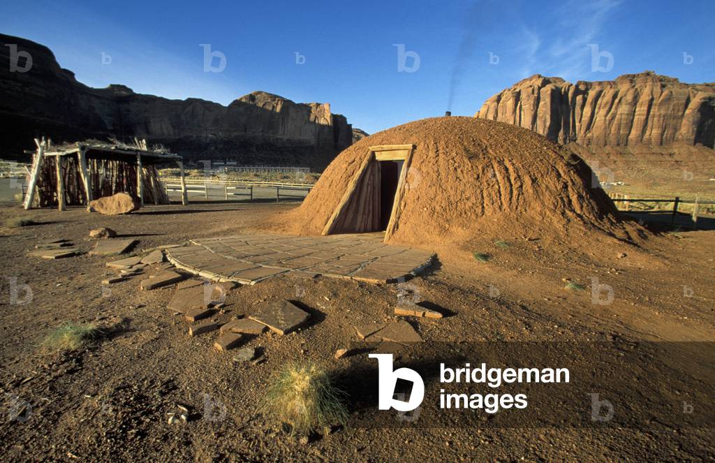 Navajo traditional house, Monument Valley, Arizona, United States of America, North America