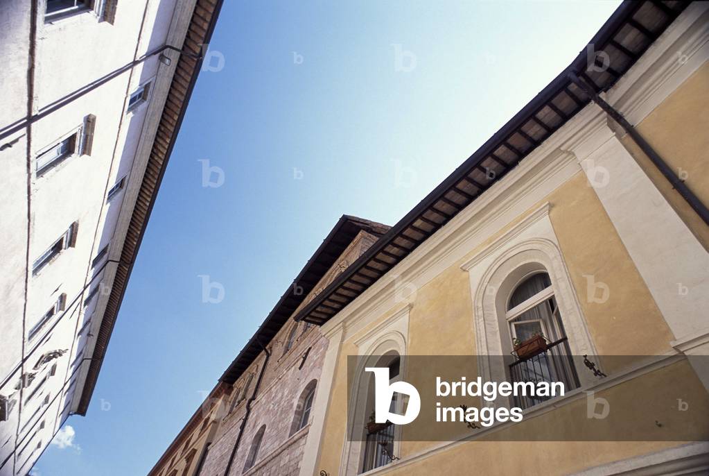 Houses, Assisi, Umbria, Italy