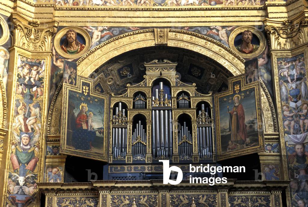 Altar, Incoronata church, Lodi, Lombardy, Italy