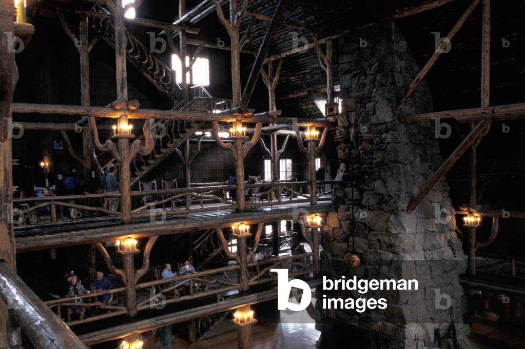 Old Faithful Inn, Yellowstone National Park, United States of America, America