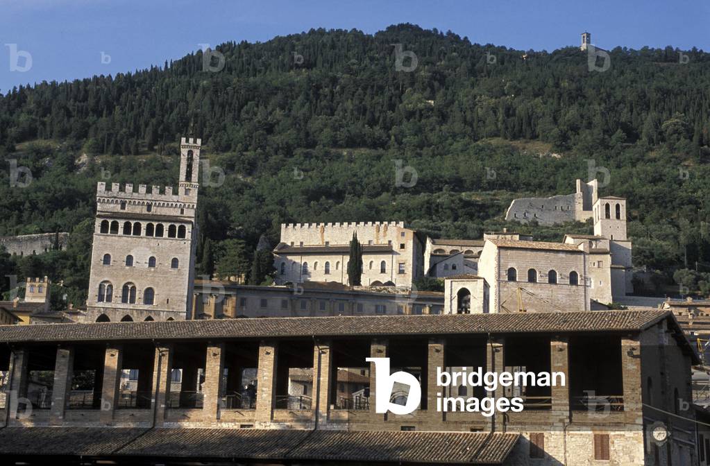 Cityscape, Gubbio, Umbria, Italy.