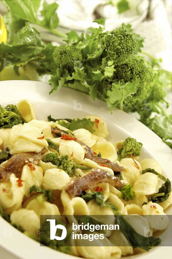 Orecchiette with turnip tops, Italy