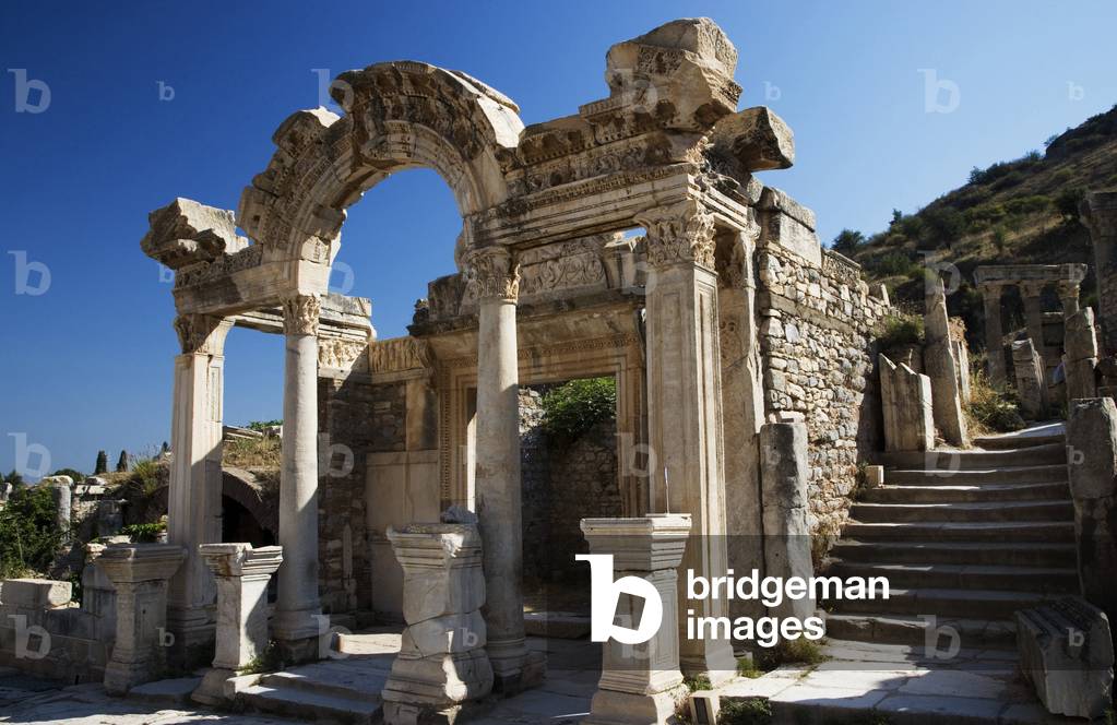 Der Tempel von Hadrian (Hadrian), Ephesus (Ephesus), Kusadasi, Türkei, Europa