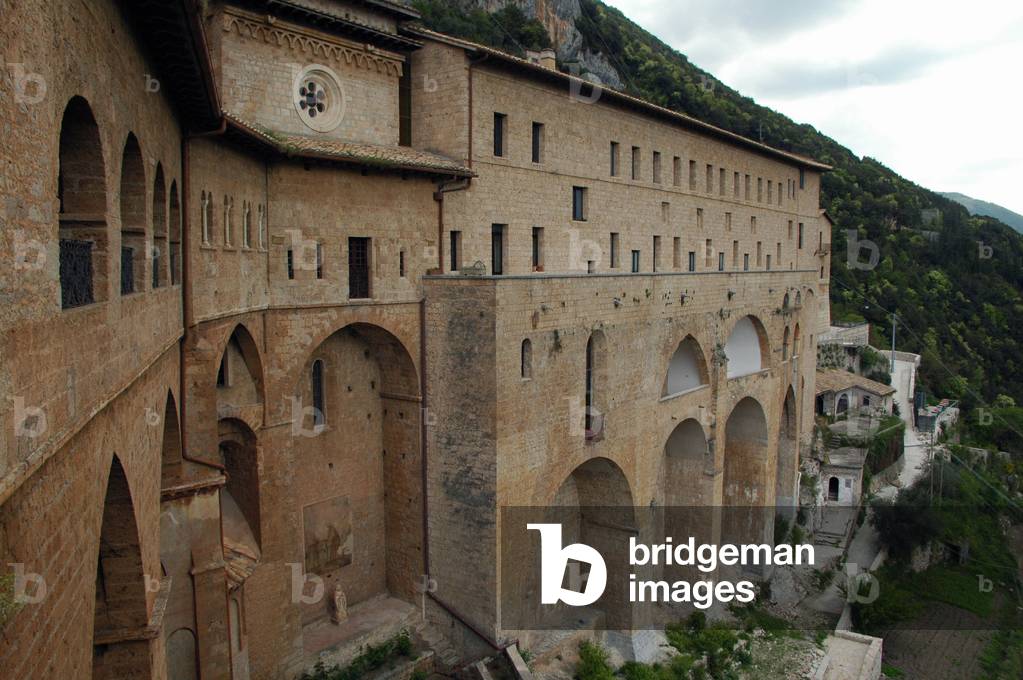 Sacro Speco monastery, Subiaco, Lazio, Italy