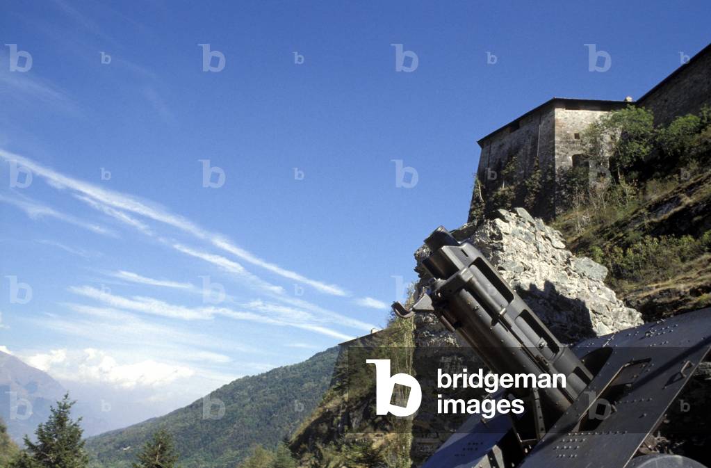 Exilles fortress, Val di Susa, Piedmont, Italy