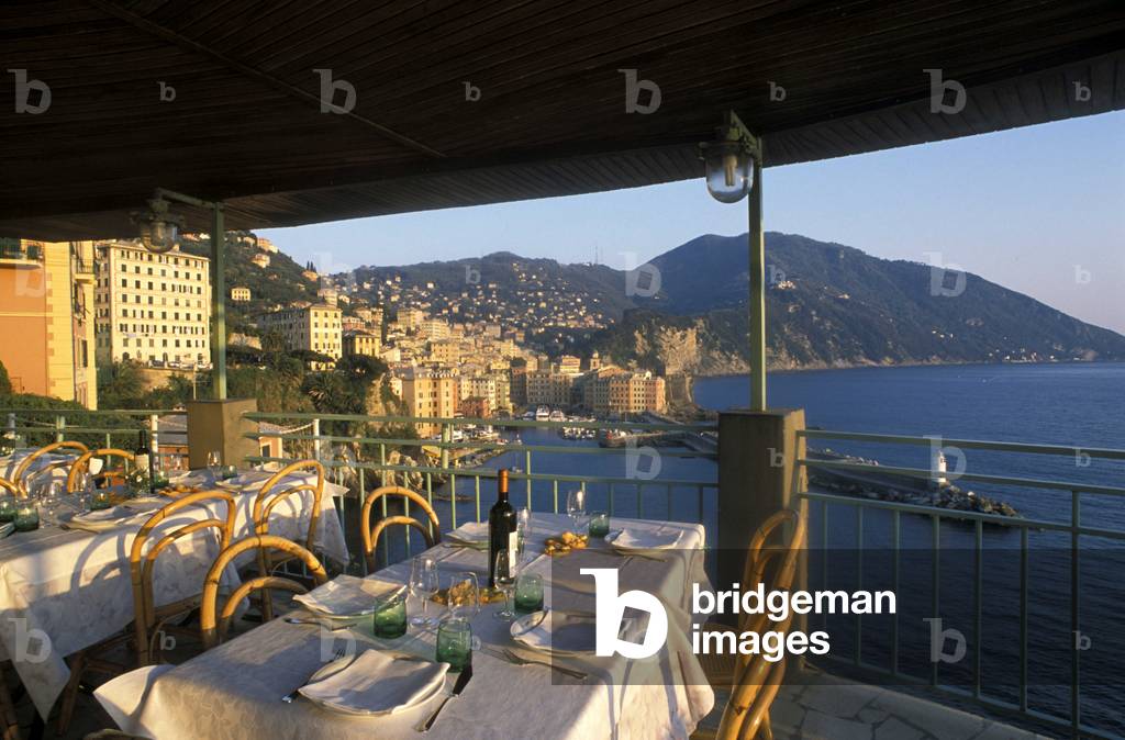 Rosa restaurant, Camogli, Liguria, Italy