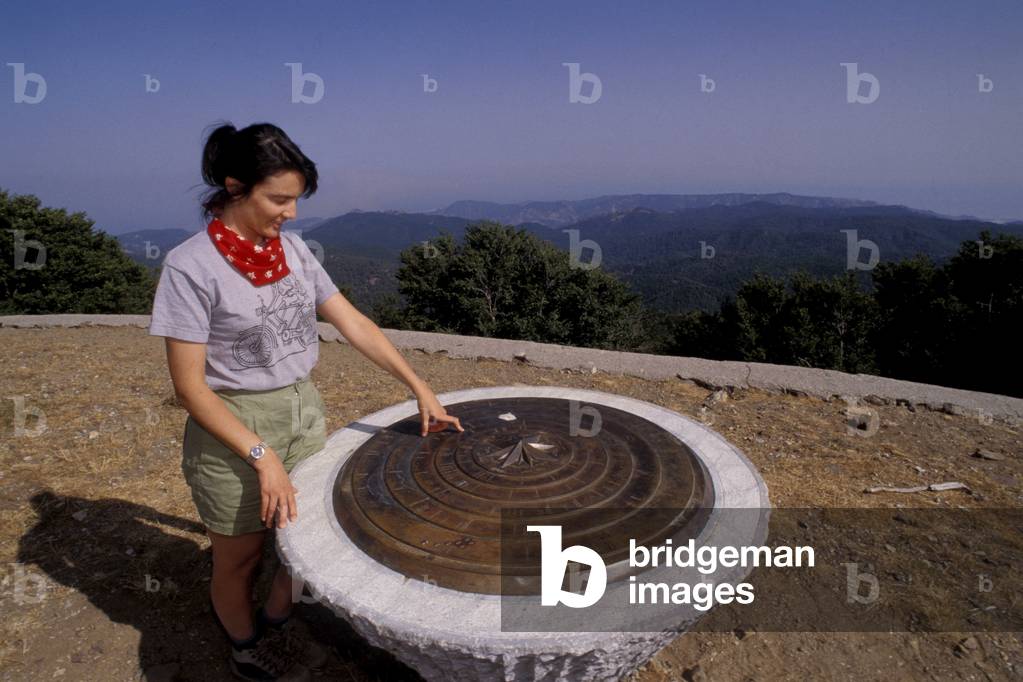 Wind rose, Montalto, Aspromonte, Calabria, Italy