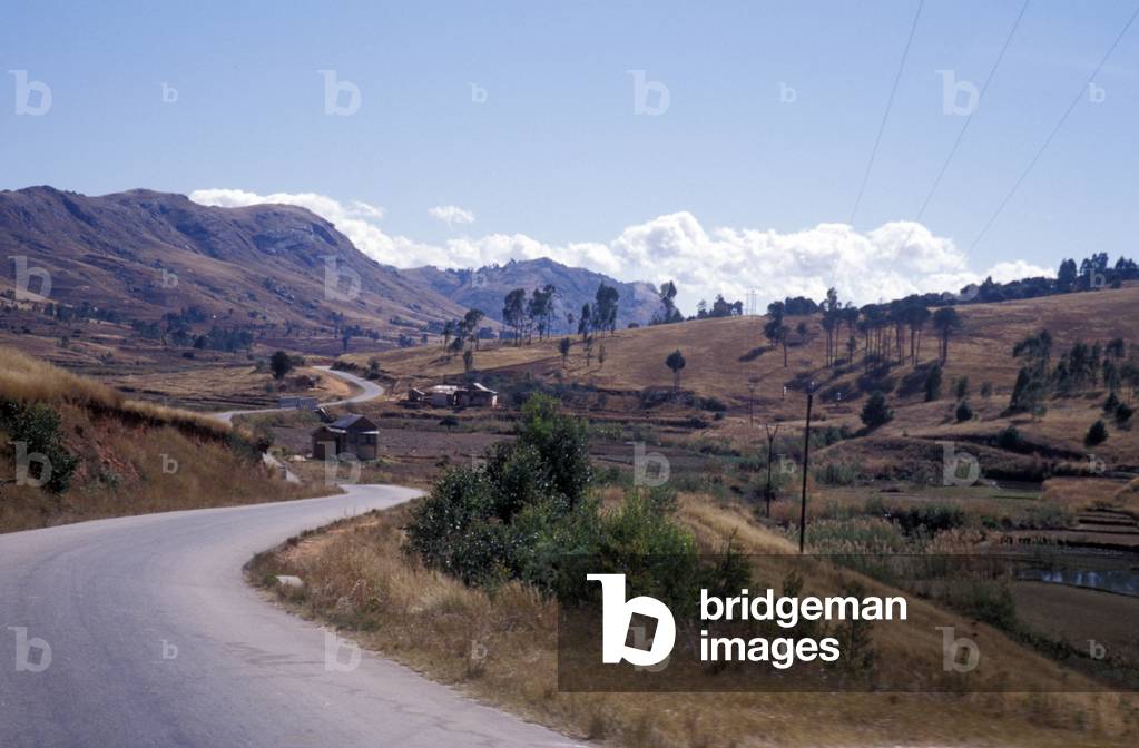 Central highlands landscape, Fianarantsoa, Madagascar, Africa