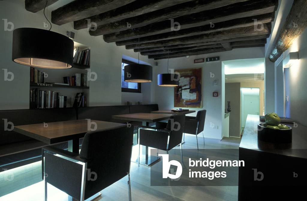 Breakfast area, DD724 design hotel, Venice, Veneto, Italy