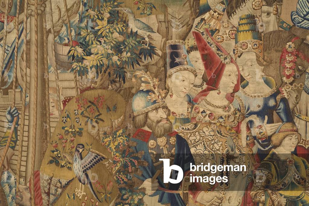 Bild von Wandteppich "Der Trojanische Krieg: Die Vergewaltigung von Helen" 1401 von Master of Coetivy
