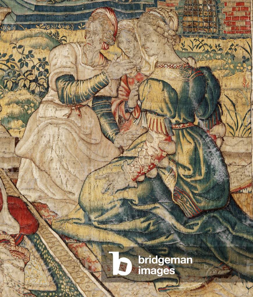 Bild von Wandteppich "Wandteppich von Mark Antony und Kleopatra" 1401 von Pieter Coecke van Aelst