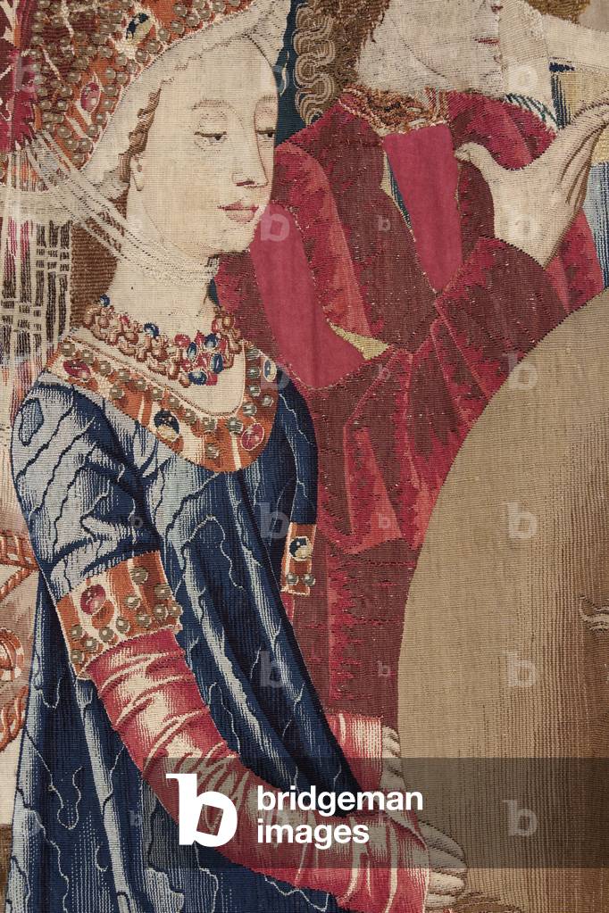 Tapestry illustrating Tarquinius Priscus. ca. 1475 (tapestry)