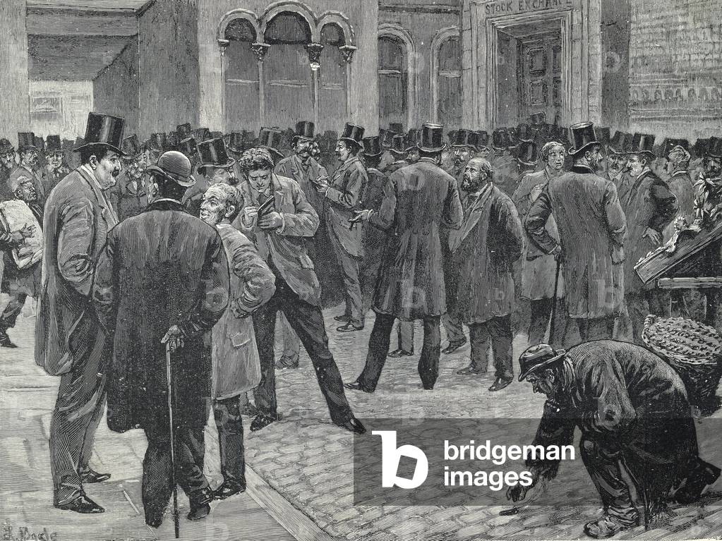 "Londoner Börse (19. Jahrhundert). Gravur" 1801