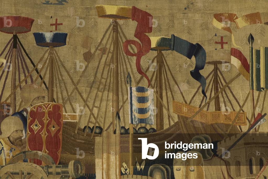 Die Pastrana Tapisserien, Herstellung von Tournai, wahrscheinlich aus der Werkstatt von Passchier Grenier, um 