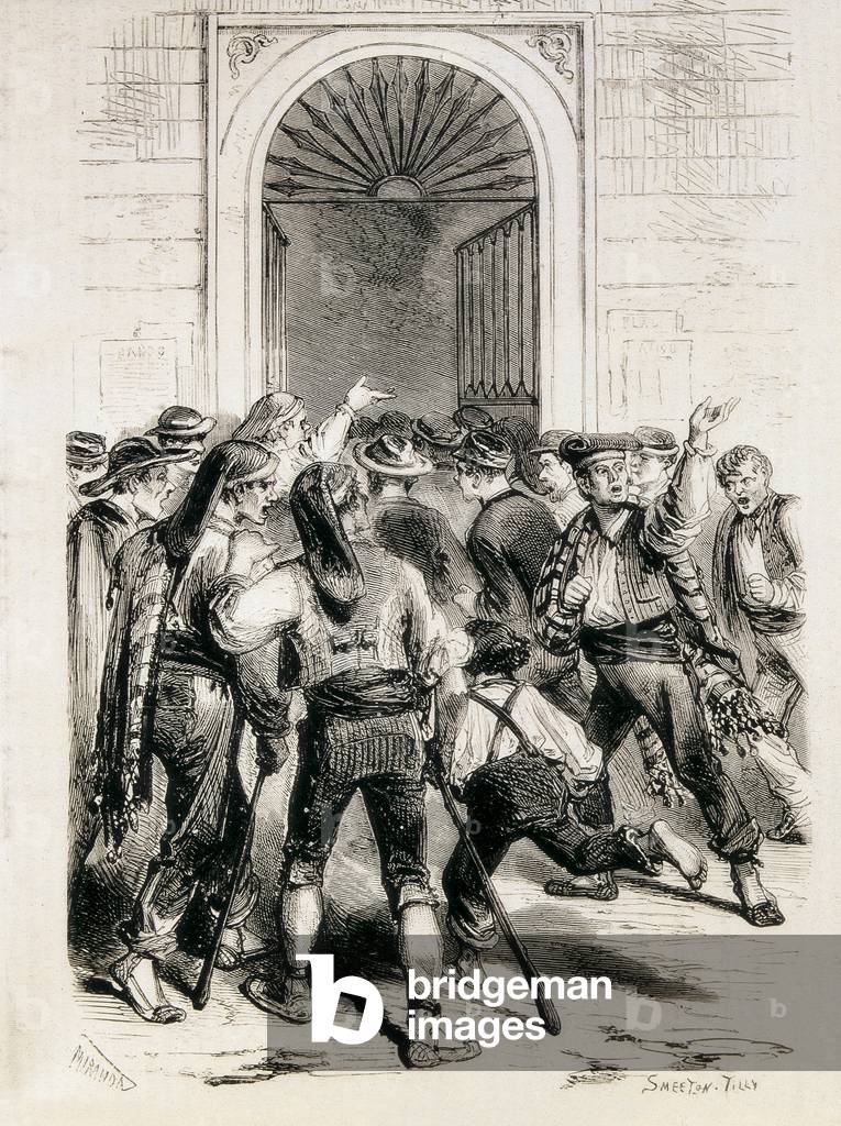 Immagine di Stampa "Spagna (1873). Proclama della Prima Repubblica e assalto del municipio di Barcellona (11 f