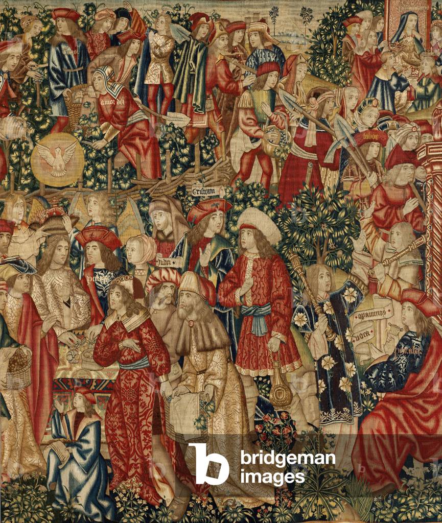 La parabola dei lavoratori nella vigna, 1500 circa (arazzo)