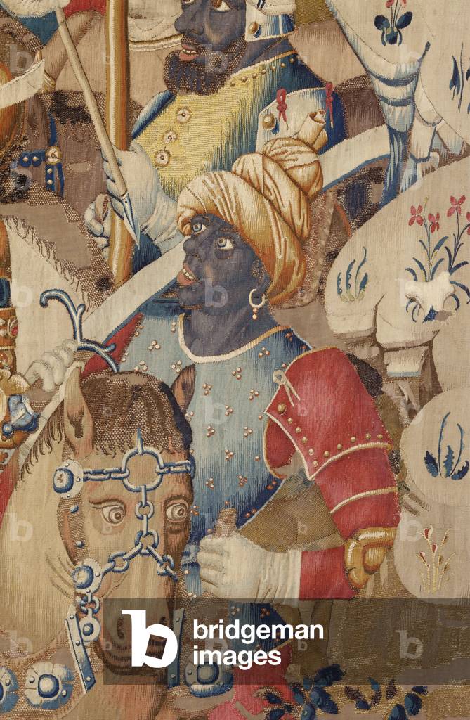 Bild von Wandteppich "Wandteppich zur Illustration des Trojanischen Krieges: Achilles' Tod" 1401