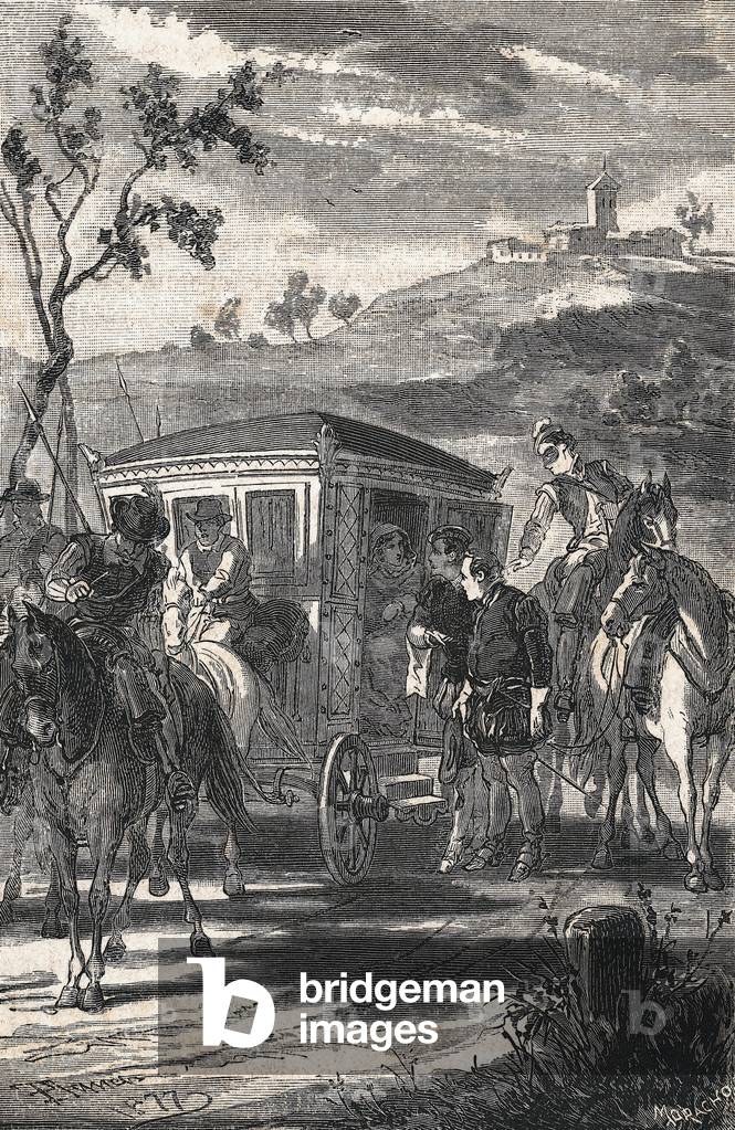 Immagine di Incisione "illustrazione per El principe de los ingenios" 1801 di Eusebio Planas