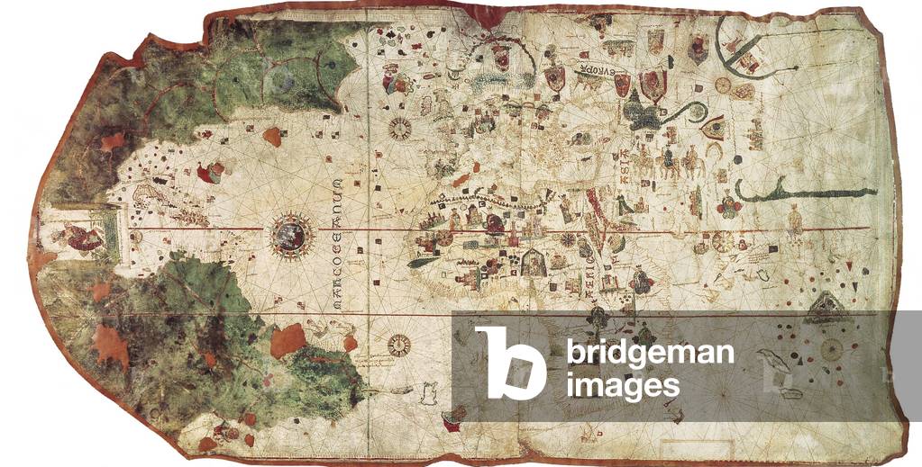 COSA, Juan de la (1460-1510). Cartographer. Chart by Juan de la Cosa (1500). SPAIN. MADRID (AUTONOMOUS COMMUNI