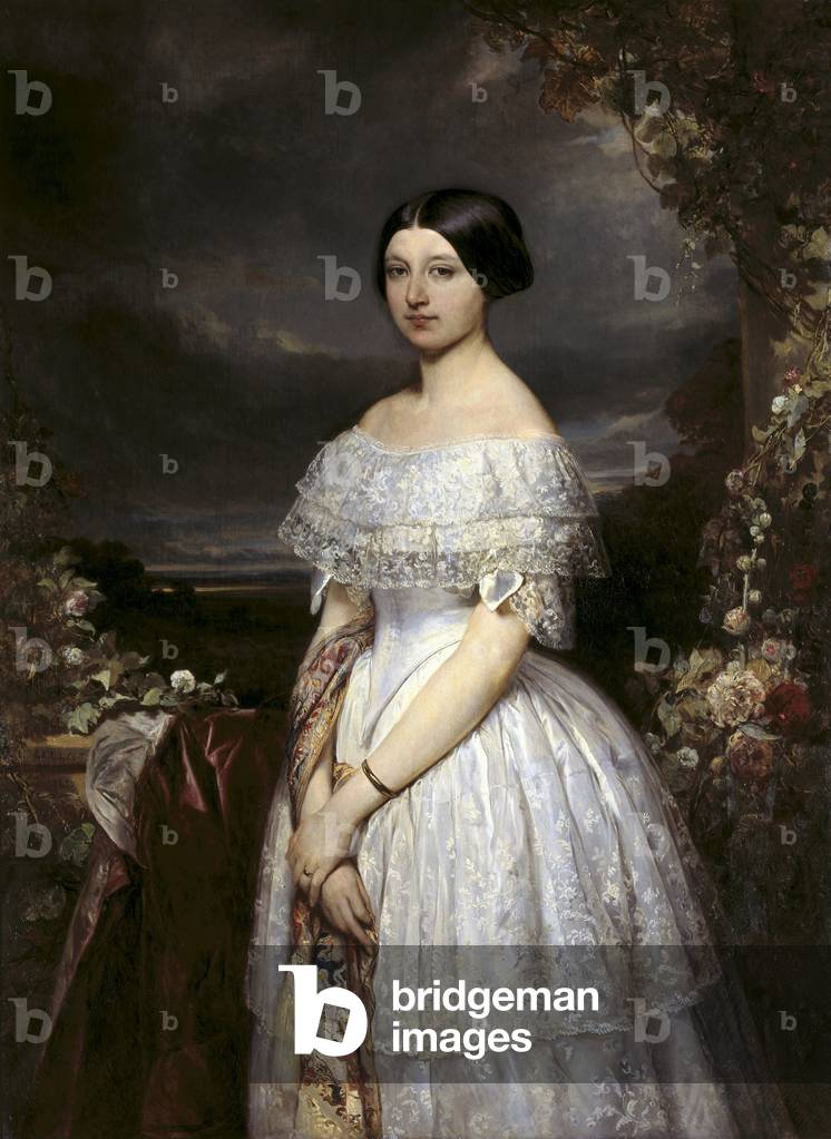 Ritratto della viscontessa de Biolley, 1850 (olio su tela)